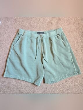 Sage Green Drawstring Shorts